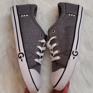 G by Guess Women's OONA Low Top Canvas Lace Ups